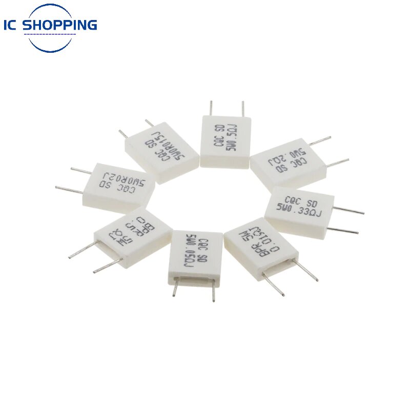 10-Uds-BPR56-5W-no-inductivo-Cer-mica-de-cemento-resistencia-0-01R-0-015-0