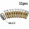 Pack 11 unidades/set latón portabrocas Collet Bits de 0,5-3,2mm 4,3mm mango tuerca de reemplazo para dremel herramienta rotativa