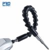 PROSTORMER-Extensión para destornillador de eje Flexible, 1/4 «, barra de enlace Dremel, accesorios de herramientas eléctricas